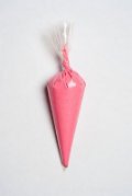 Pink royal icing bag