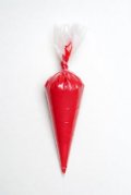 Red royal icing bag