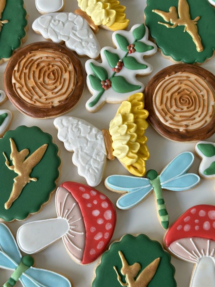 Advanced design sugar cookies — fairy forest
