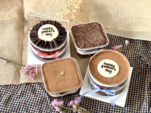 Chocolate tub cake celebration set