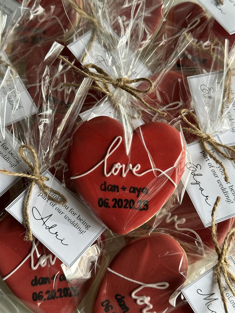 Custom hand-decorated sugar cookies — set 6