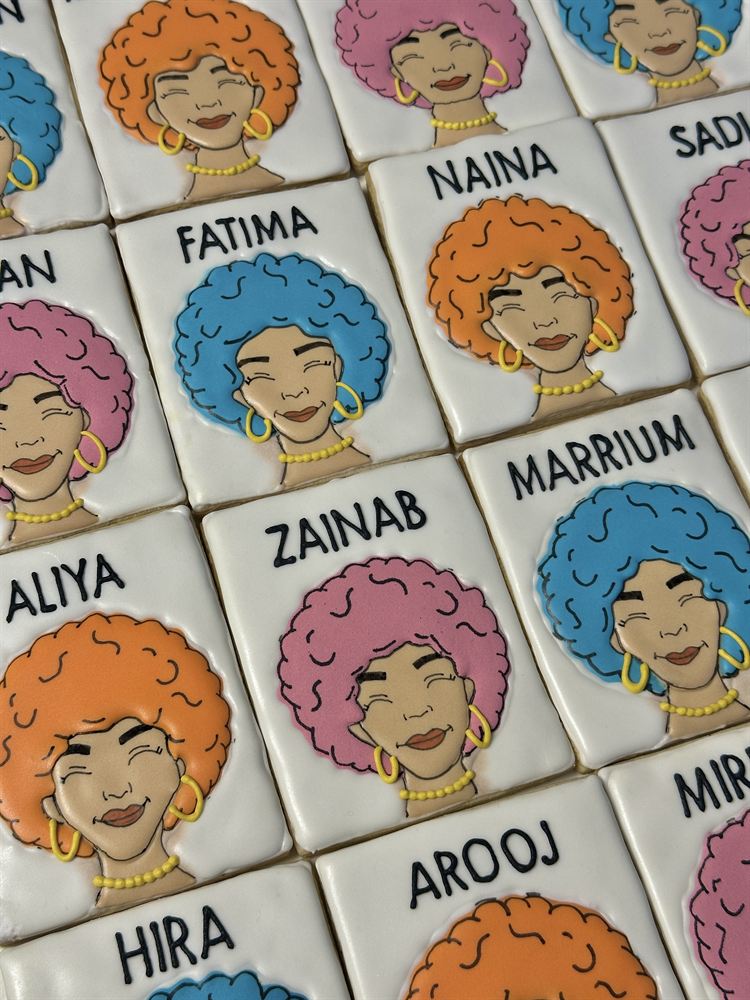 Custom hand-decorated sugar cookies — set 40