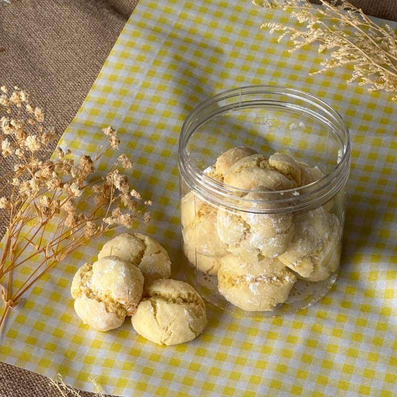 Lemonkles lemon crinkle cookies